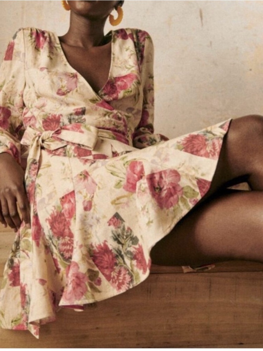 Sezane Solana Patchwork Dress